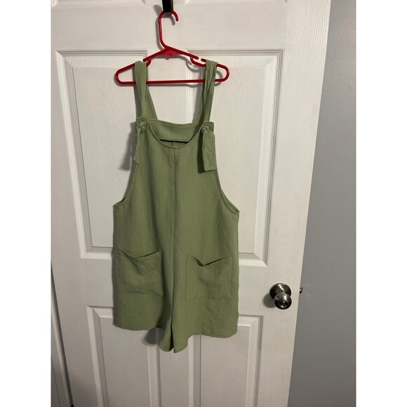 Emery Rose Dual Pocket Overall Romper Size XS - Picture 1 of 4